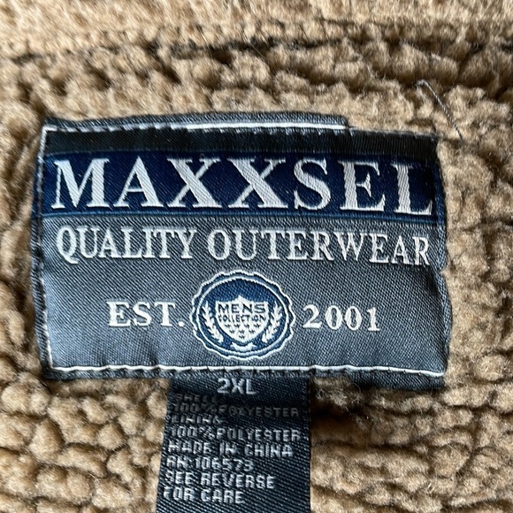 MAXXSEL Fleece Heavyweight Jacket Size 2XL - Picture 6 of 7